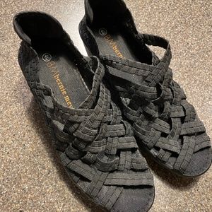 Bernie Mev Black Size 40 Criss-cross open toe